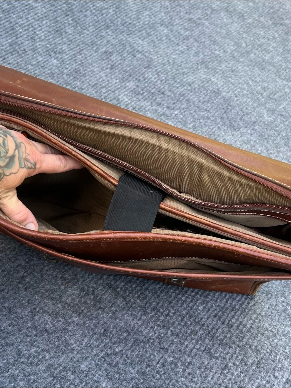 Korchmar Leather Laptop Messenger Bag